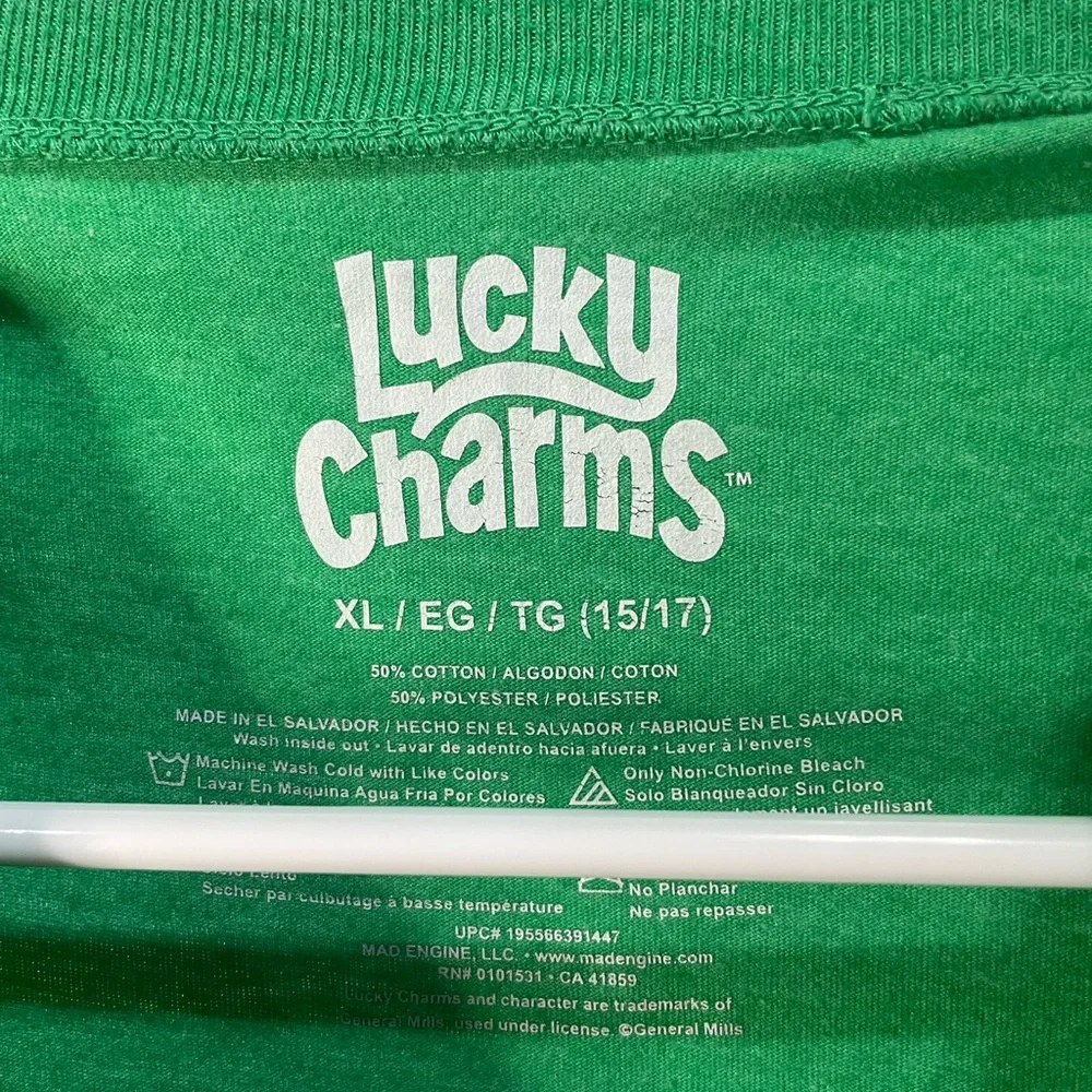 🔎 LUCKY‎ CHARMS TEE SZ XL - Picture 3 of 3